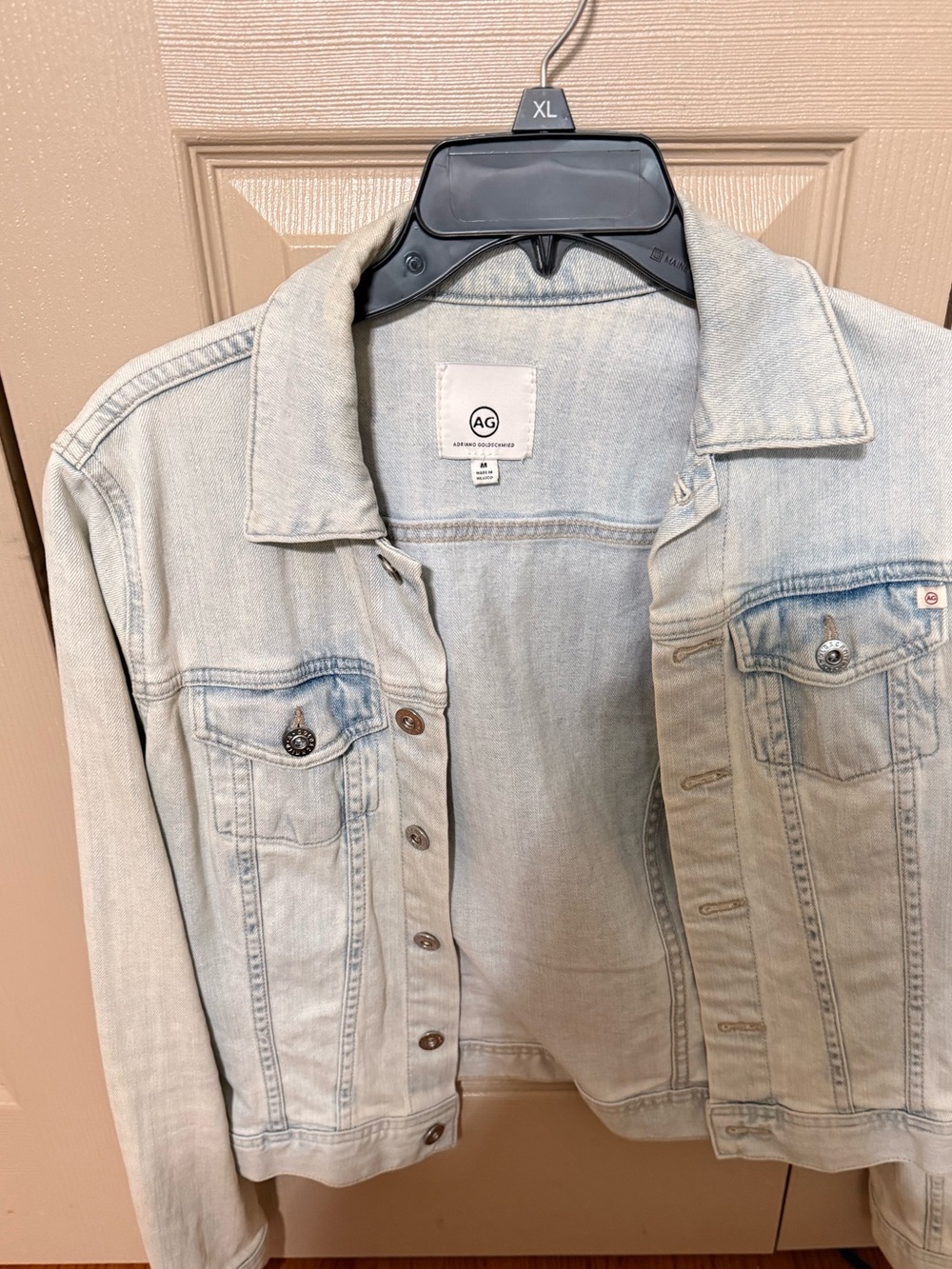 AG Adriano Goldschmied Light Blue Denim Jacket